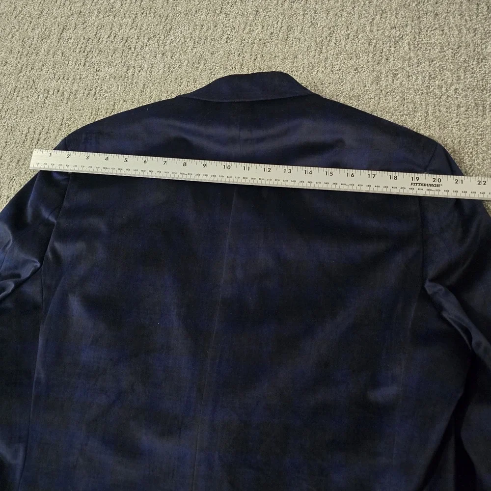 Lauren Ralph Lauren Lexington Sport Coat Mens 40L Ultraflex Velvet Plaid NWT‎